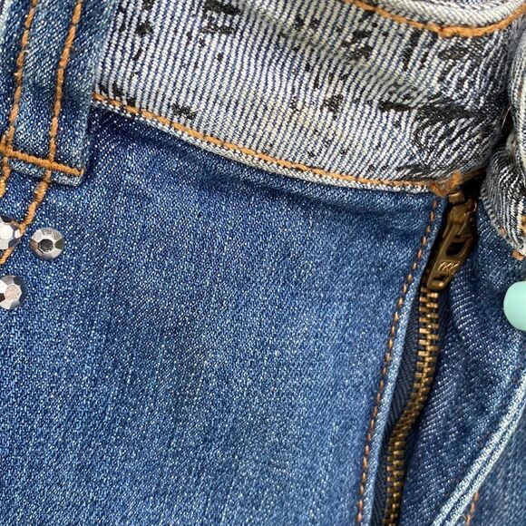 V Christina Jeans Sz 8 With Studs - Picture 9 of 10